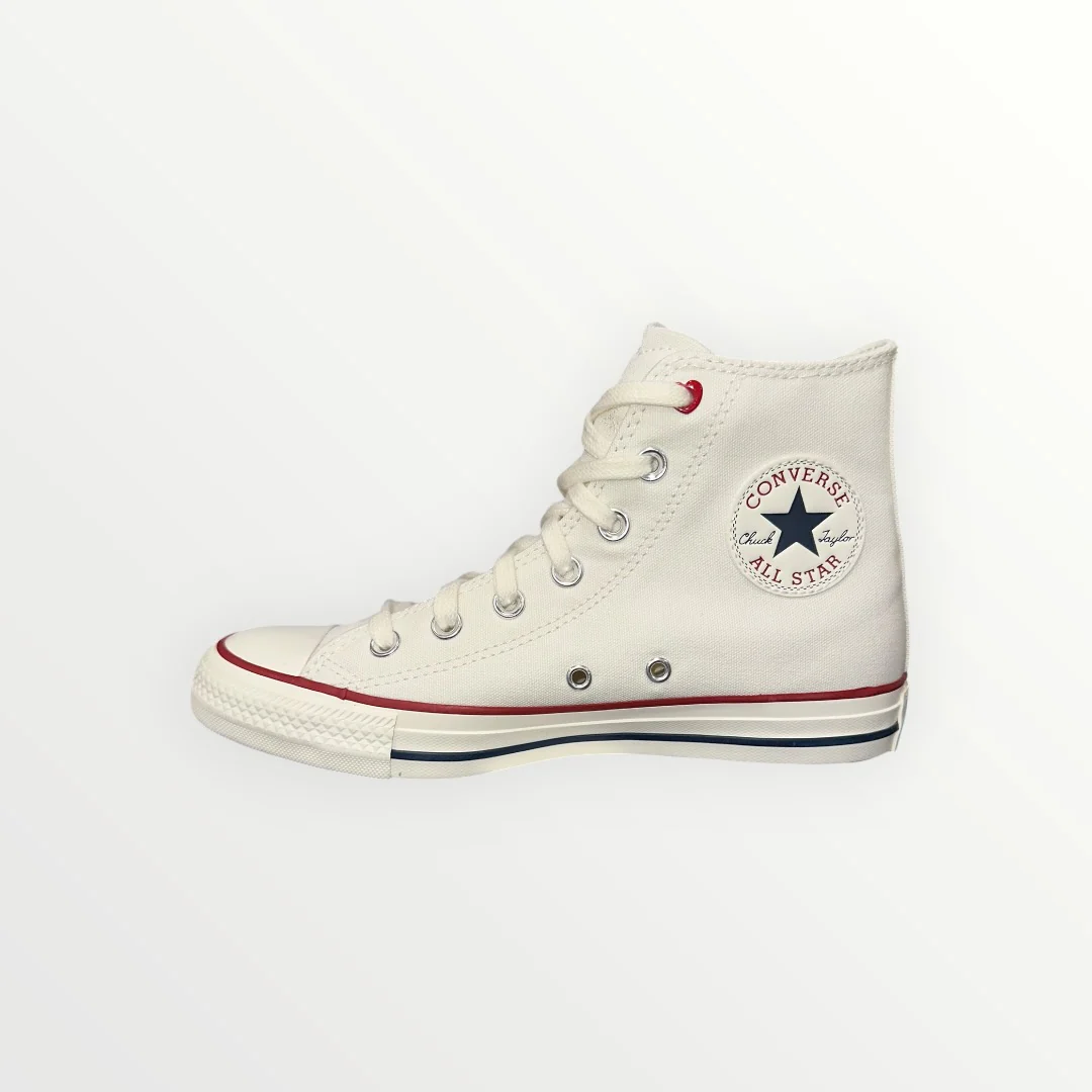 CONVERSE - SNEAKER ALTE CON BORCHIETTE CUORICINO - Image 3