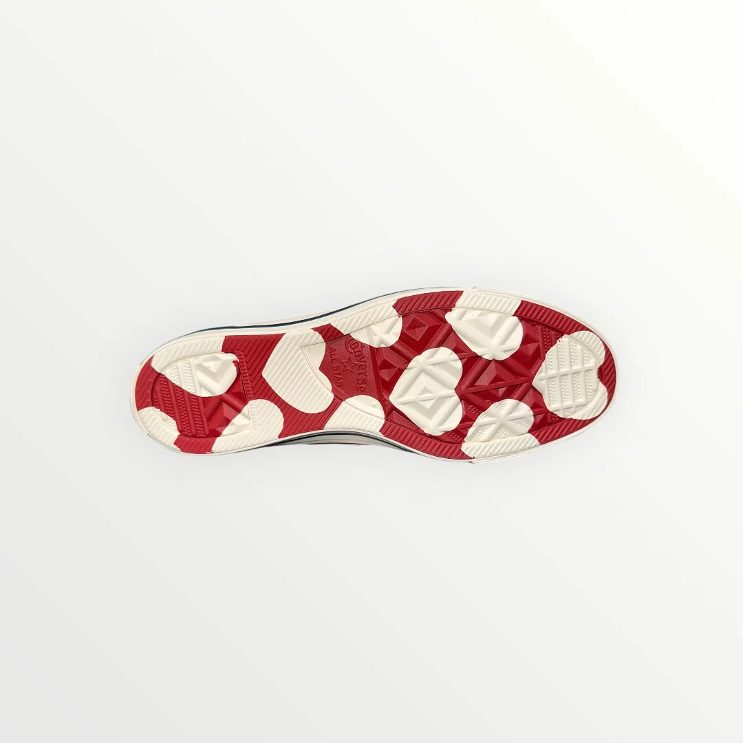 CONVERSE - SNEAKER ALTE CON BORCHIETTE CUORICINO - Image 6