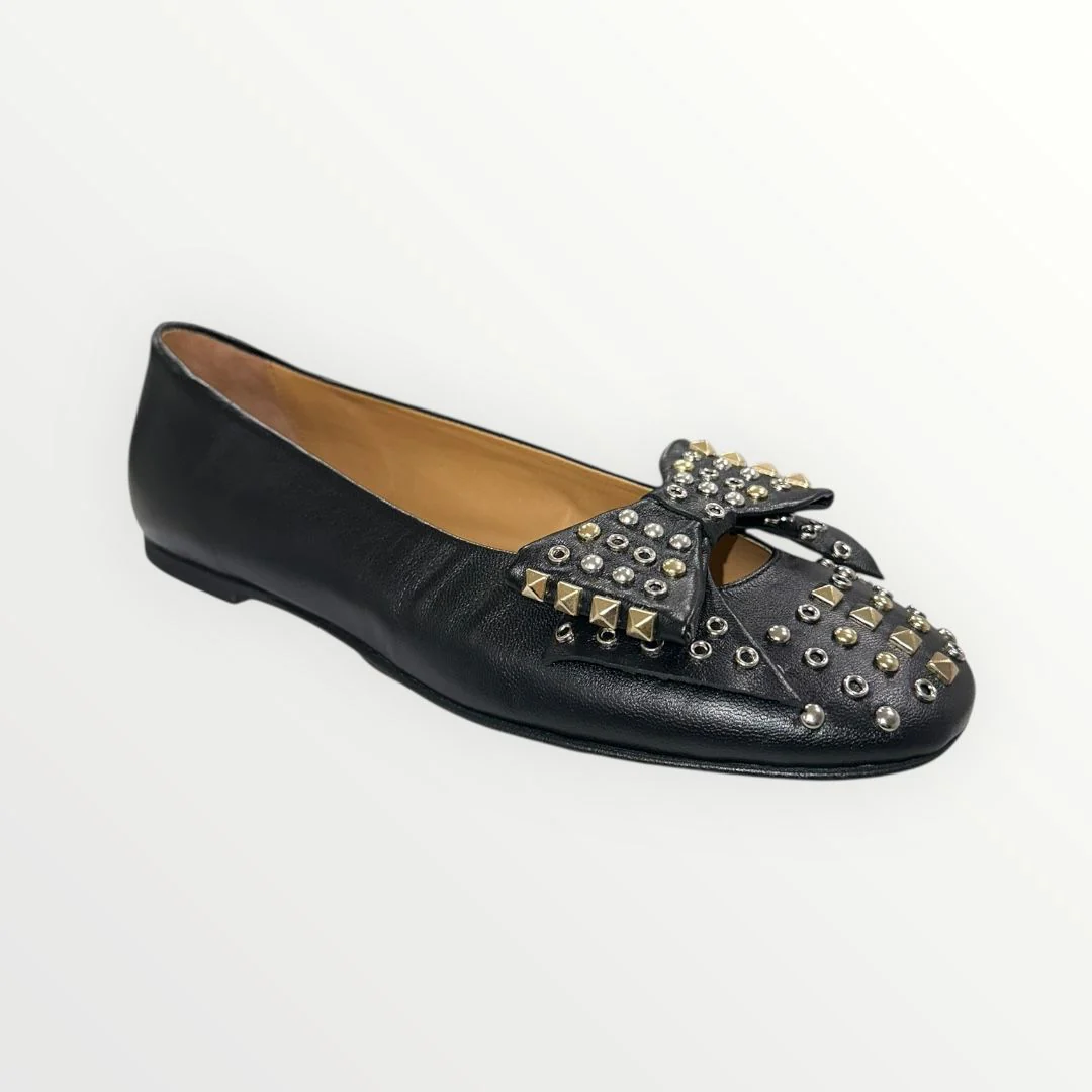 DIVINE FOLLIE - BALLERINE CON BORCHIE E FIOCCO - Image 2