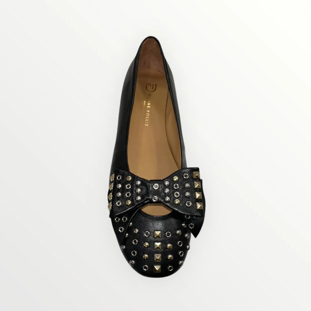 DIVINE FOLLIE - BALLERINE CON BORCHIE E FIOCCO - Image 5