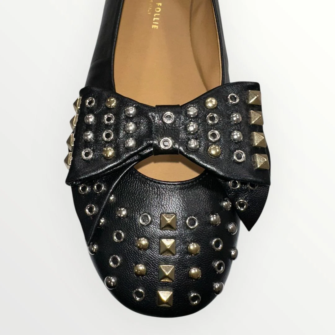 DIVINE FOLLIE - BALLERINE CON BORCHIE E FIOCCO - Image 6