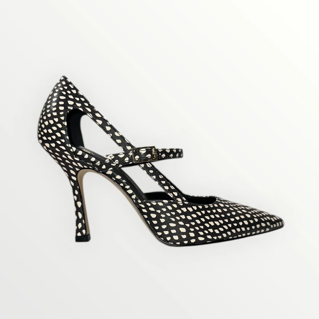 DIVINE FOLLIE - DECOLLETE' A POIS CON LACCETTI
