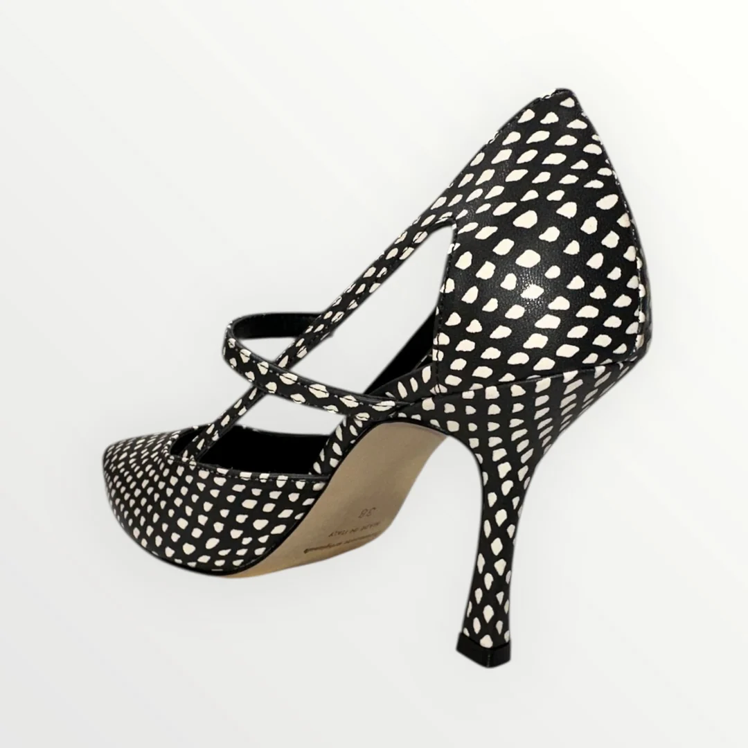 DIVINE FOLLIE - DECOLLETE' A POIS CON LACCETTI - Image 4