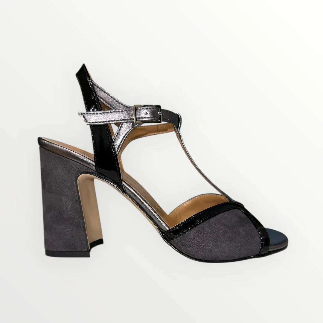 DIVINE FOLLIE - SANDALO CON TACCO LARGO