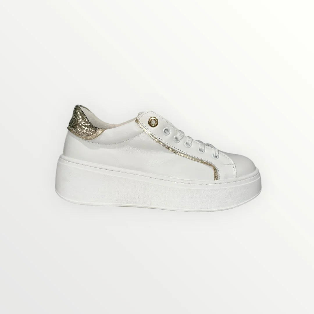 DIVINE FOLLIE - SNEAKER PROFILI METALLIZZATI