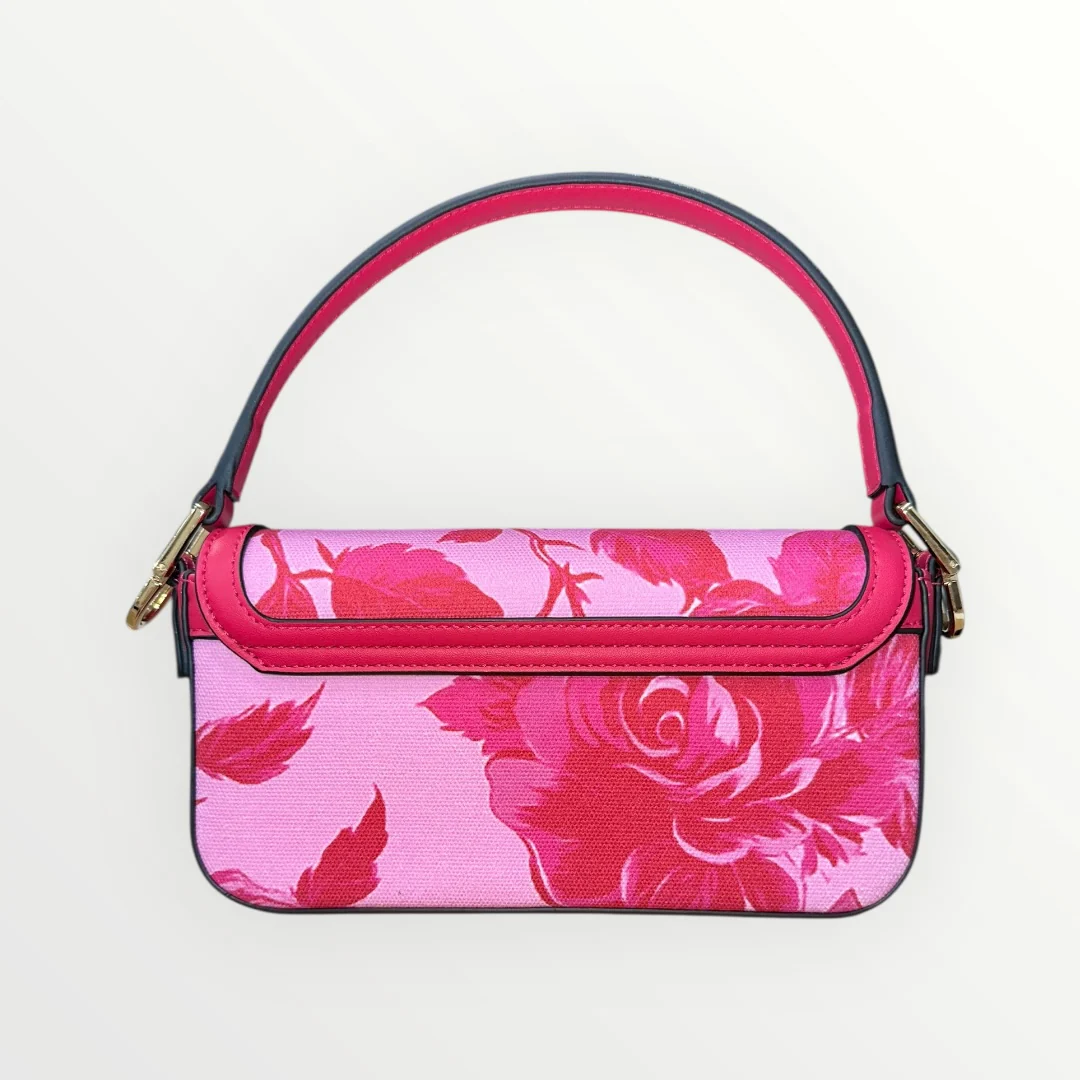 FRACOMINA - BORSA A SPALLA CON ROSE - Image 2