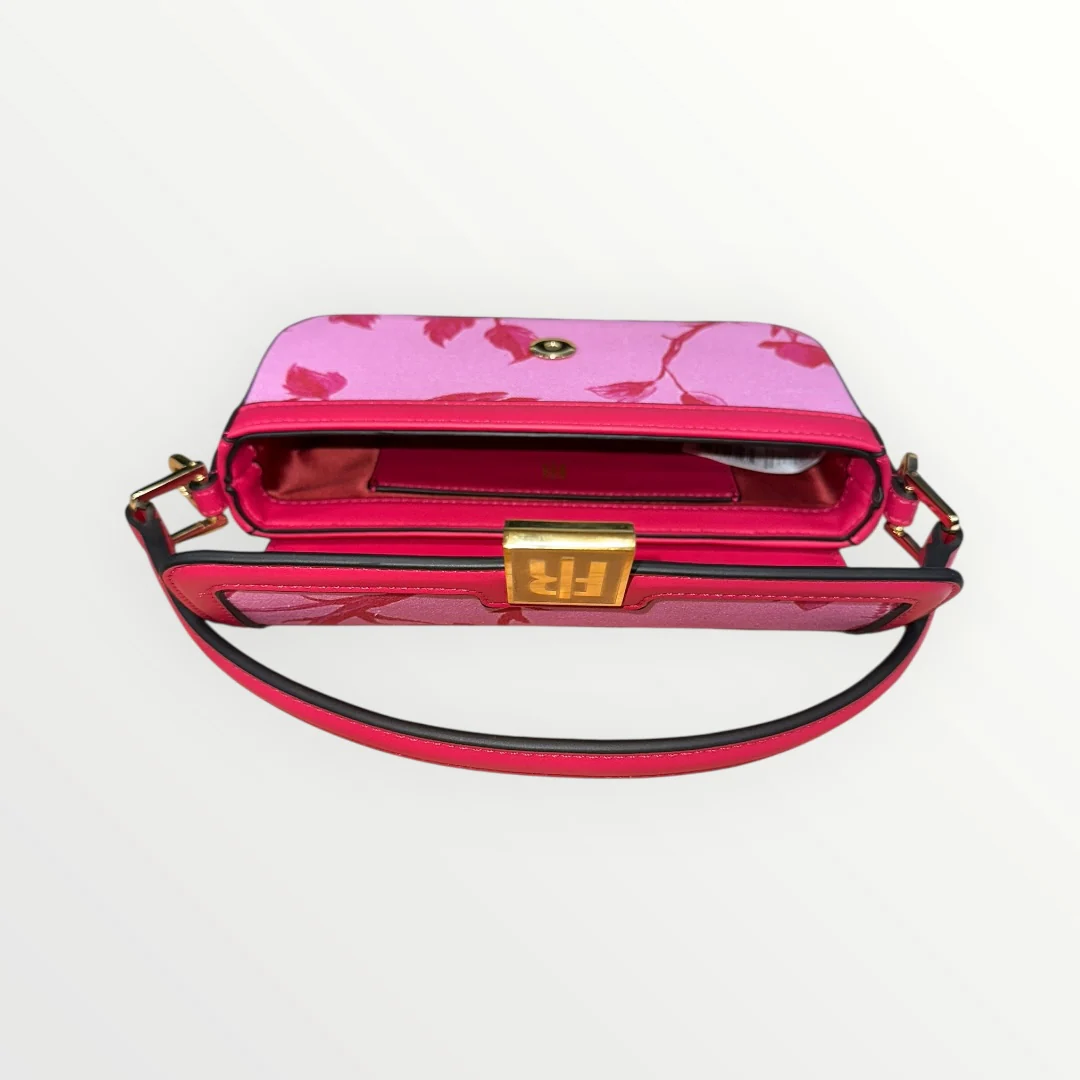 FRACOMINA - BORSA A SPALLA CON ROSE - Image 4