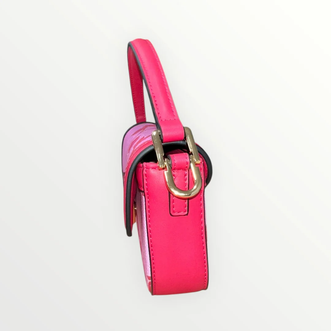 FRACOMINA - BORSA A SPALLA CON ROSE - Image 5