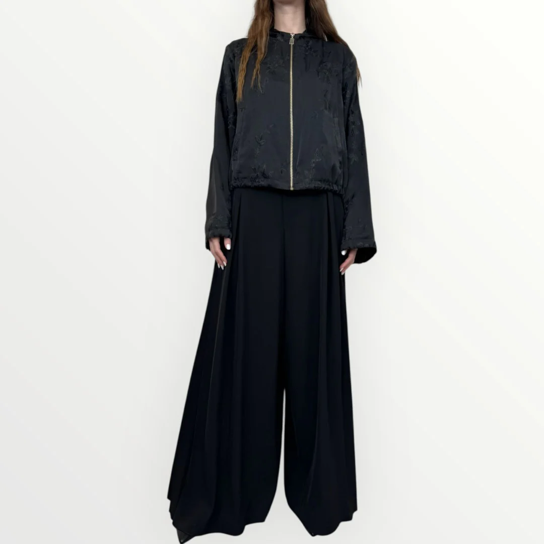 FRACOMINA - GIACCA BOMBER CON RICAMI FLOREALI - Image 8