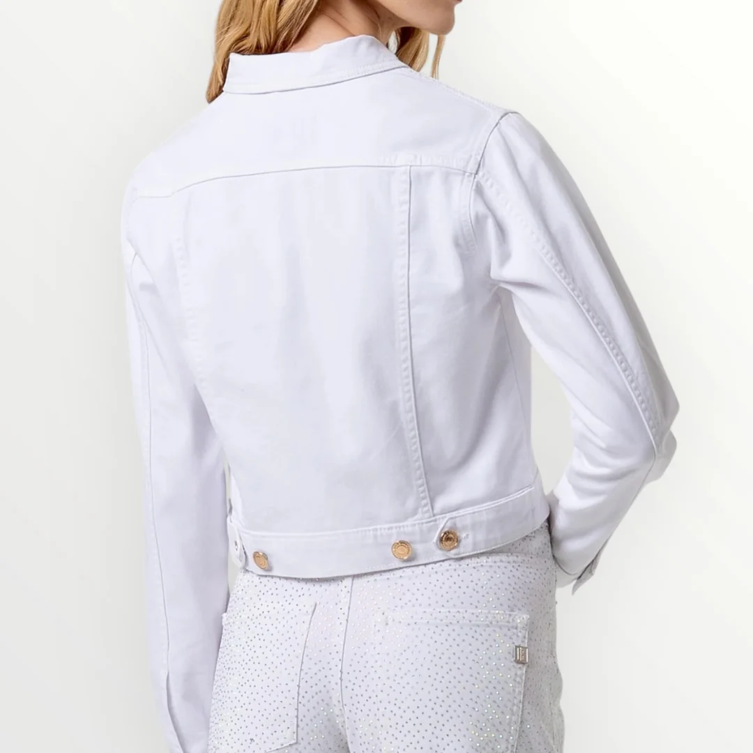 FRACOMINA - GIACCA DENIM REGULAR CON BOTTONI - Image 2