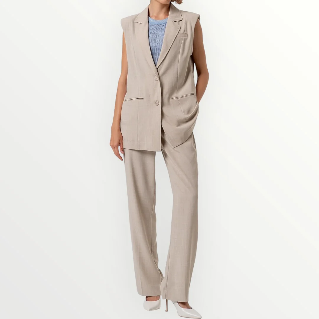 FRACOMINA - GILET MONOPETTO OVER - Image 3