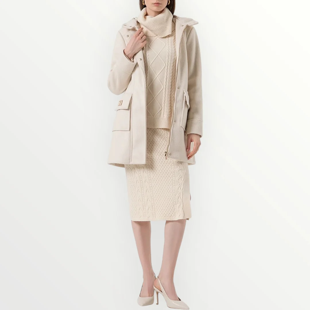 FRACOMINA - GONNA MIDI IN MAGLIA - Image 4