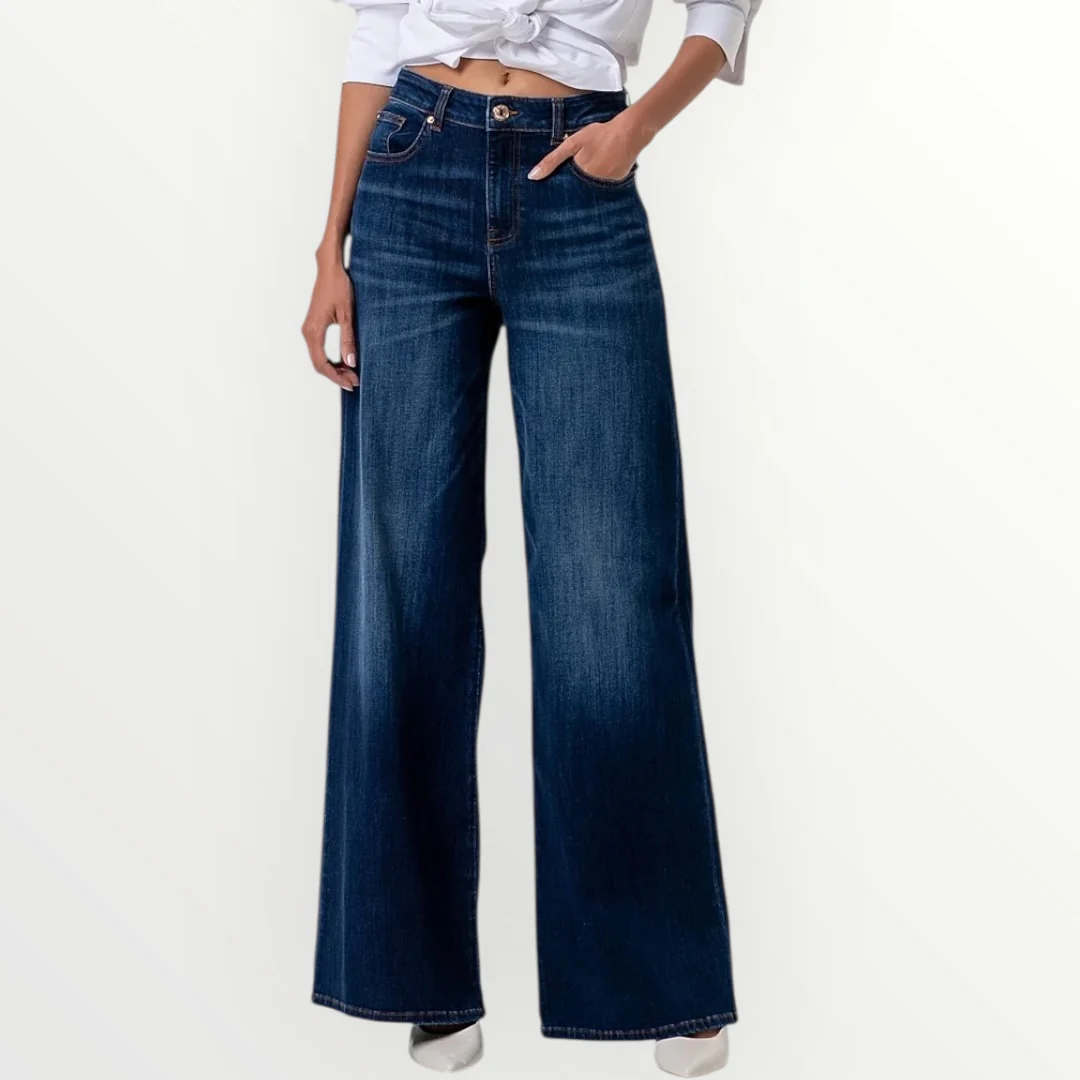FRACOMINA - JEANS FLARE DENIM LAVAGGIO MEDIO - Image 2