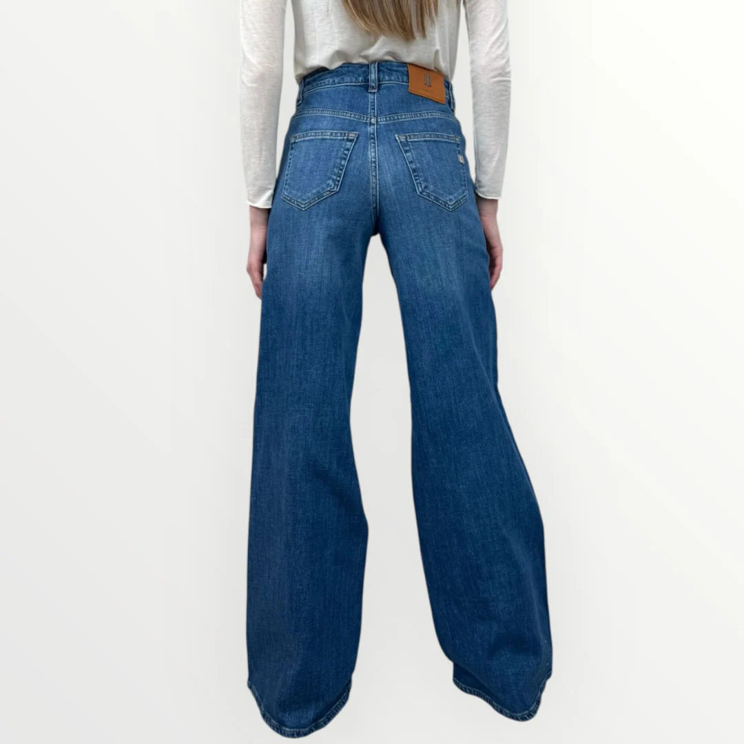 FRACOMINA - JEANS FLARE IN DENIM - Image 2