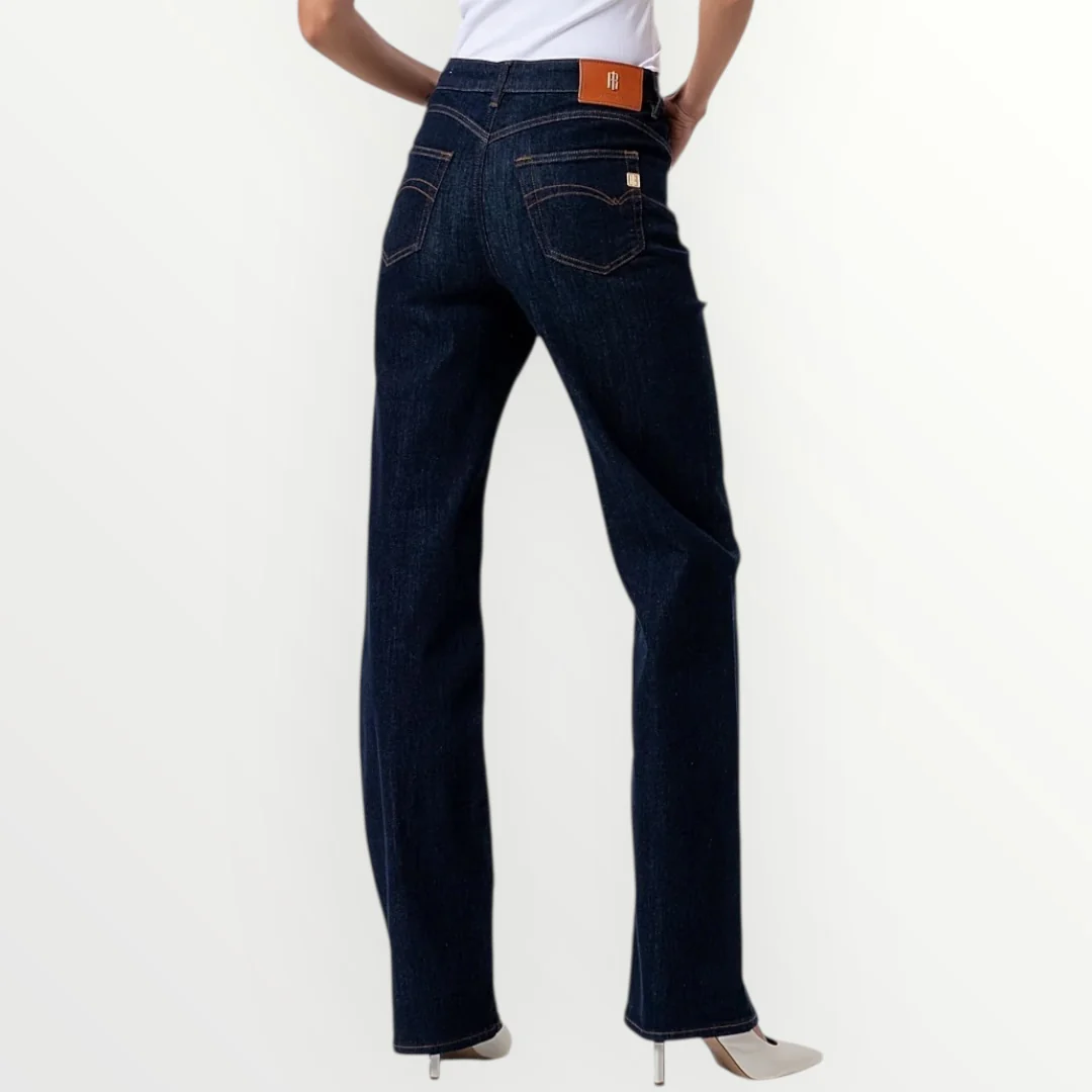 FRACOMINA - JEANS FLARE LAVAGGIO SCURO - Image 3