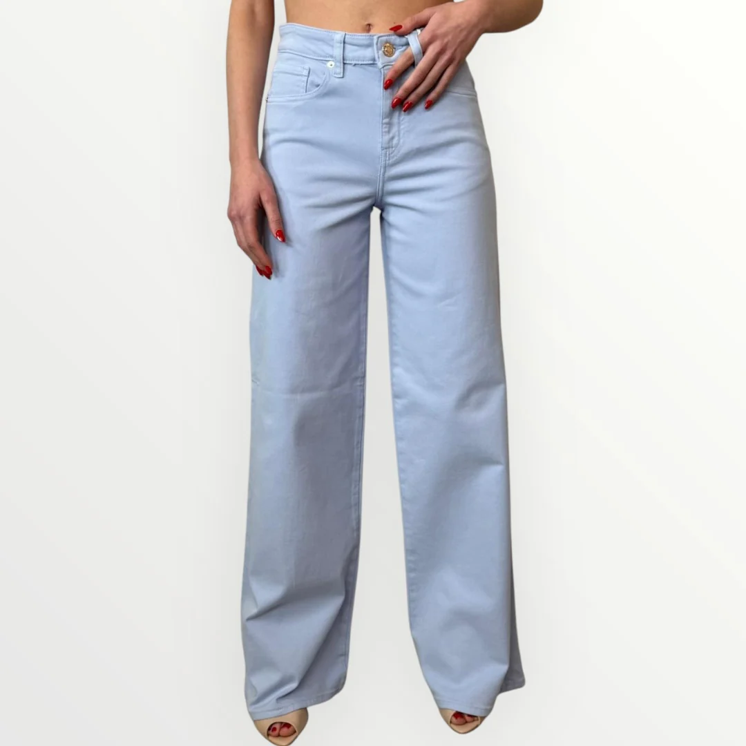 FRACOMINA - JEANS STRETCH A PALAZZO - Image 2