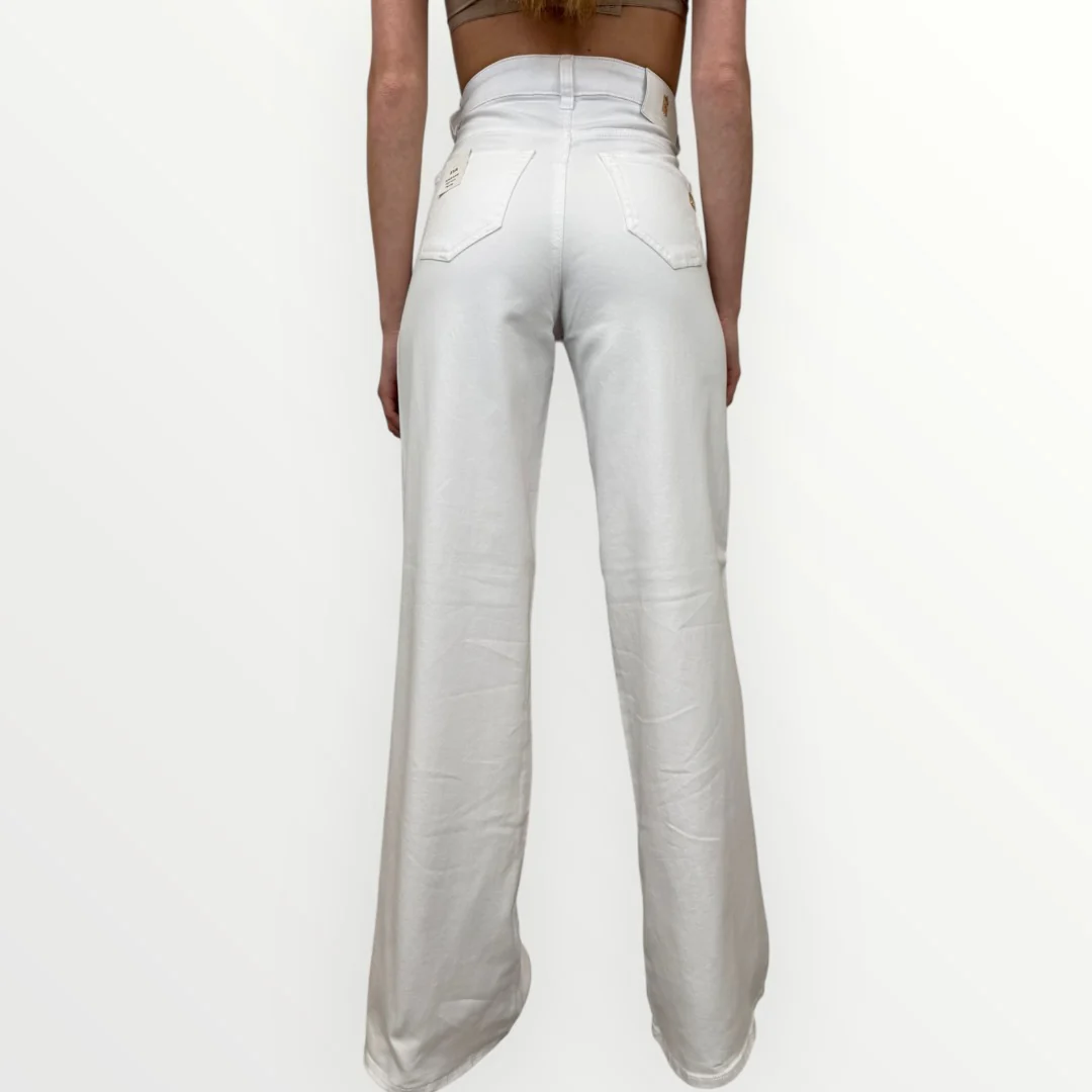 FRACOMINA - JEANS STRETCH A PALAZZO - Image 6