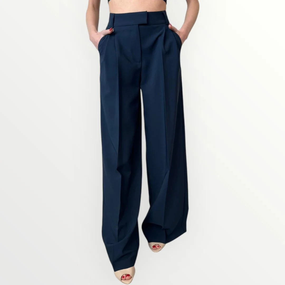 FRACOMINA - PANTALONE A PALAZZO - Image 2