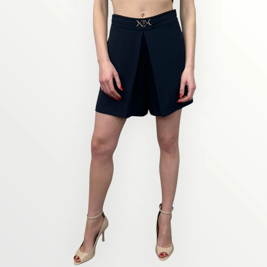 FRACOMINA - SHORT CON PIEGA SUL DAVANTI