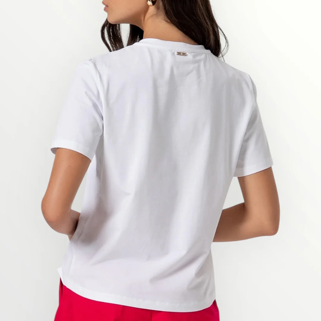 FRACOMINA - T-SHIRT CON RICAMI - Image 2