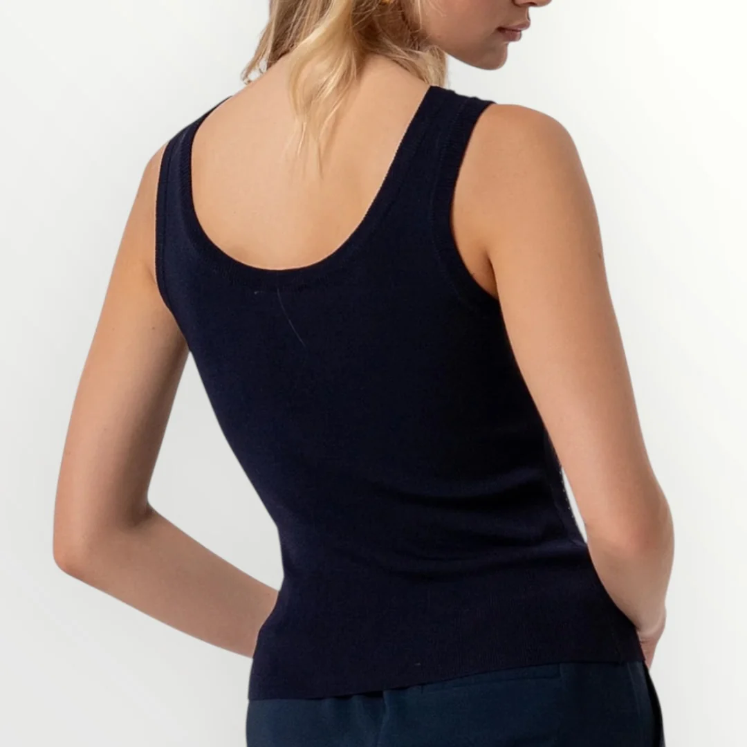 FRACOMINA - TOP IN MAGLIA CON BRILLANTINI - Image 11