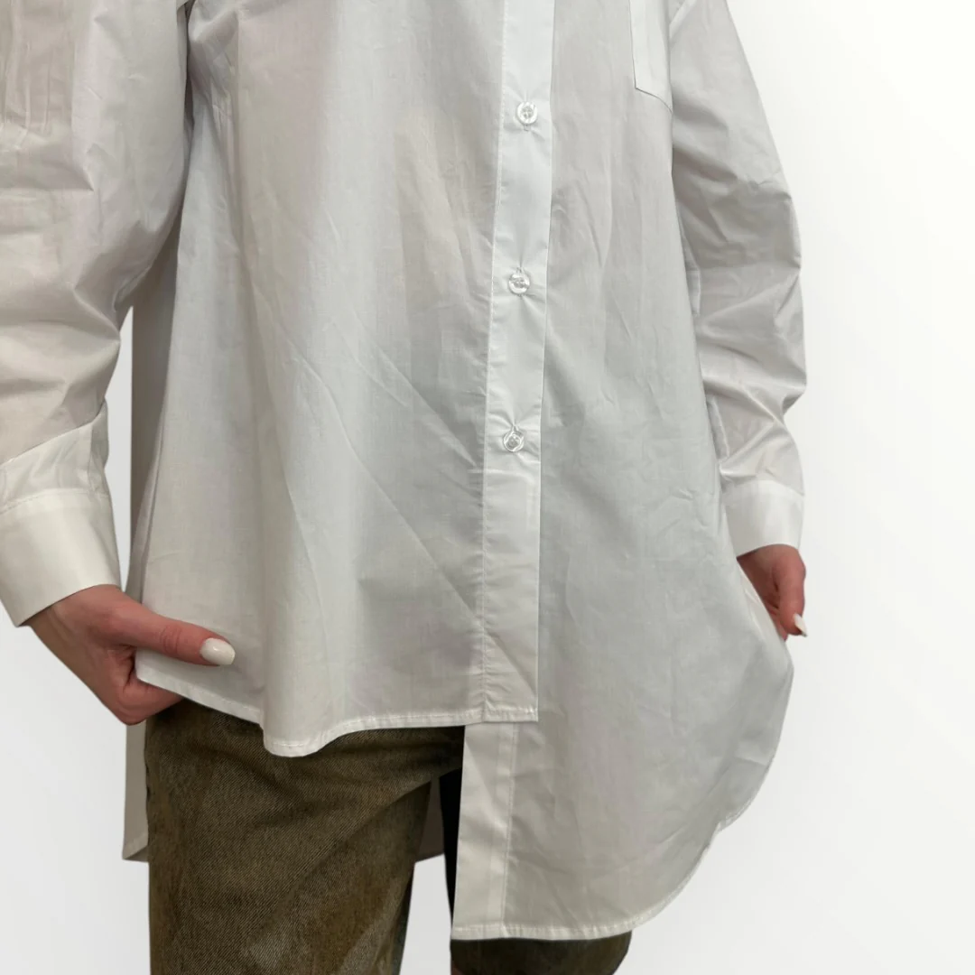 HAVEONE - CAMICIA ASIMMETRICA OVER - Image 3