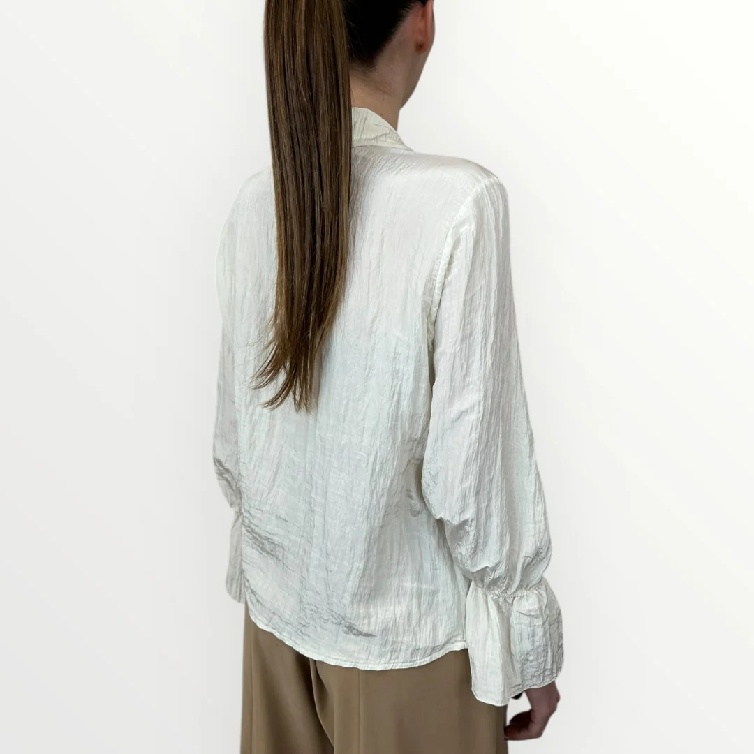 HAVEONE - CAMICIA CON AMPIA RUCHES - Image 2