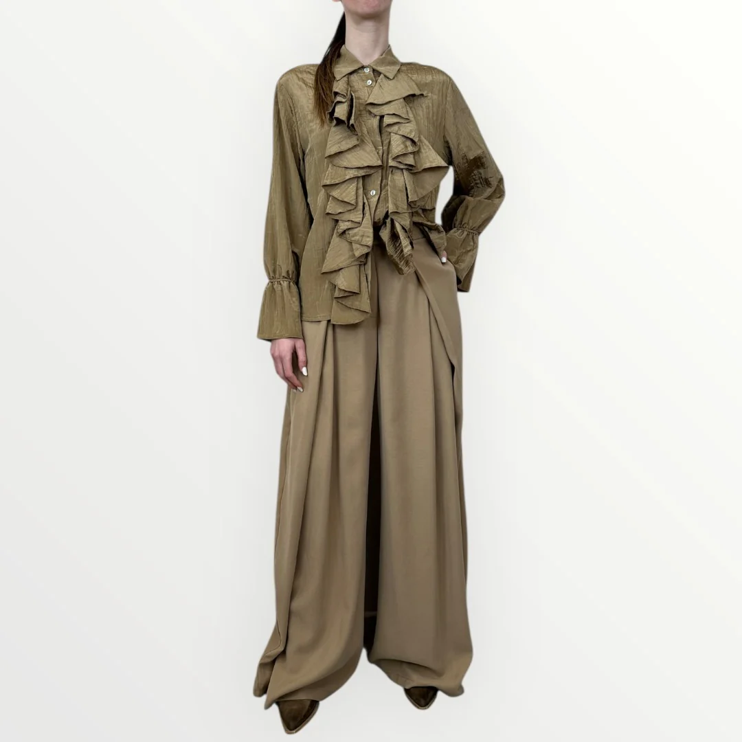 HAVEONE - CAMICIA CON AMPIA RUCHES - Image 6