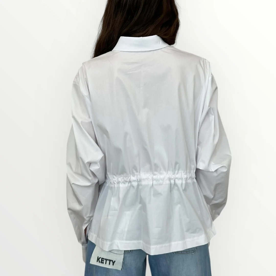HAVEONE - CAMICIA CON ELASTICO SUL RETRO - Image 2