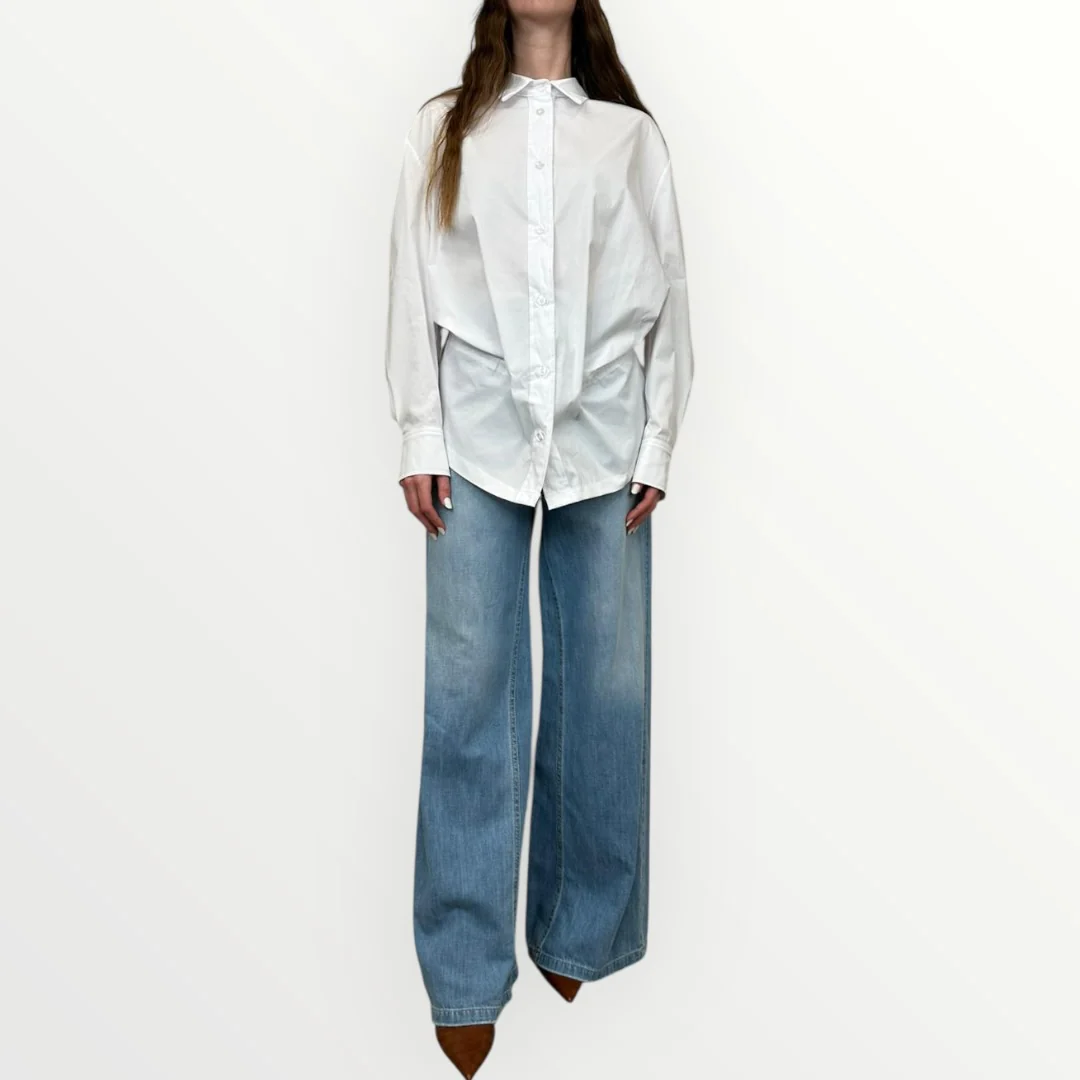 HAVEONE - CAMICIA CON ELASTICO SUL RETRO - Image 3