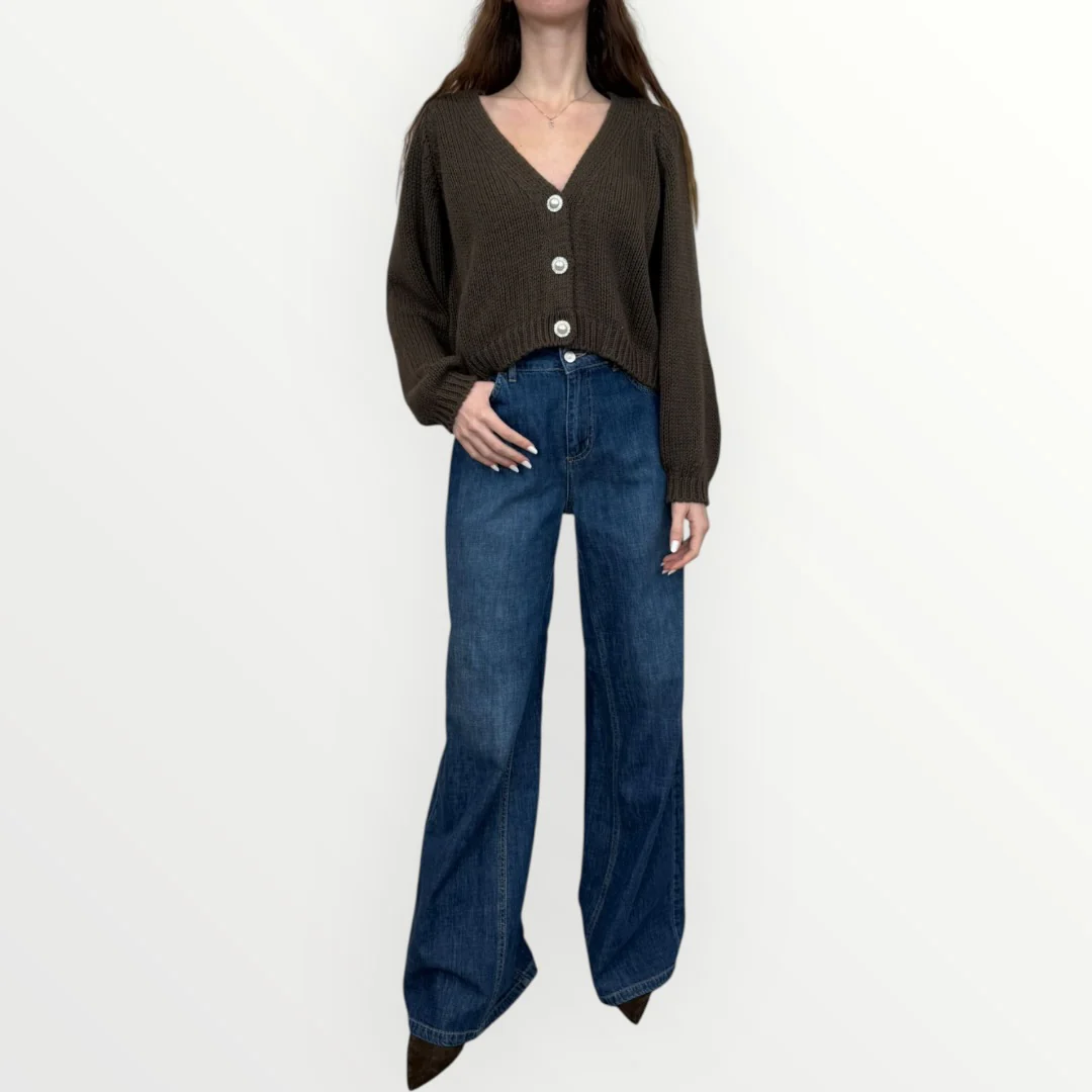 HAVEONE - CARDIGAN BOTTONI GIOIELLO - Image 3