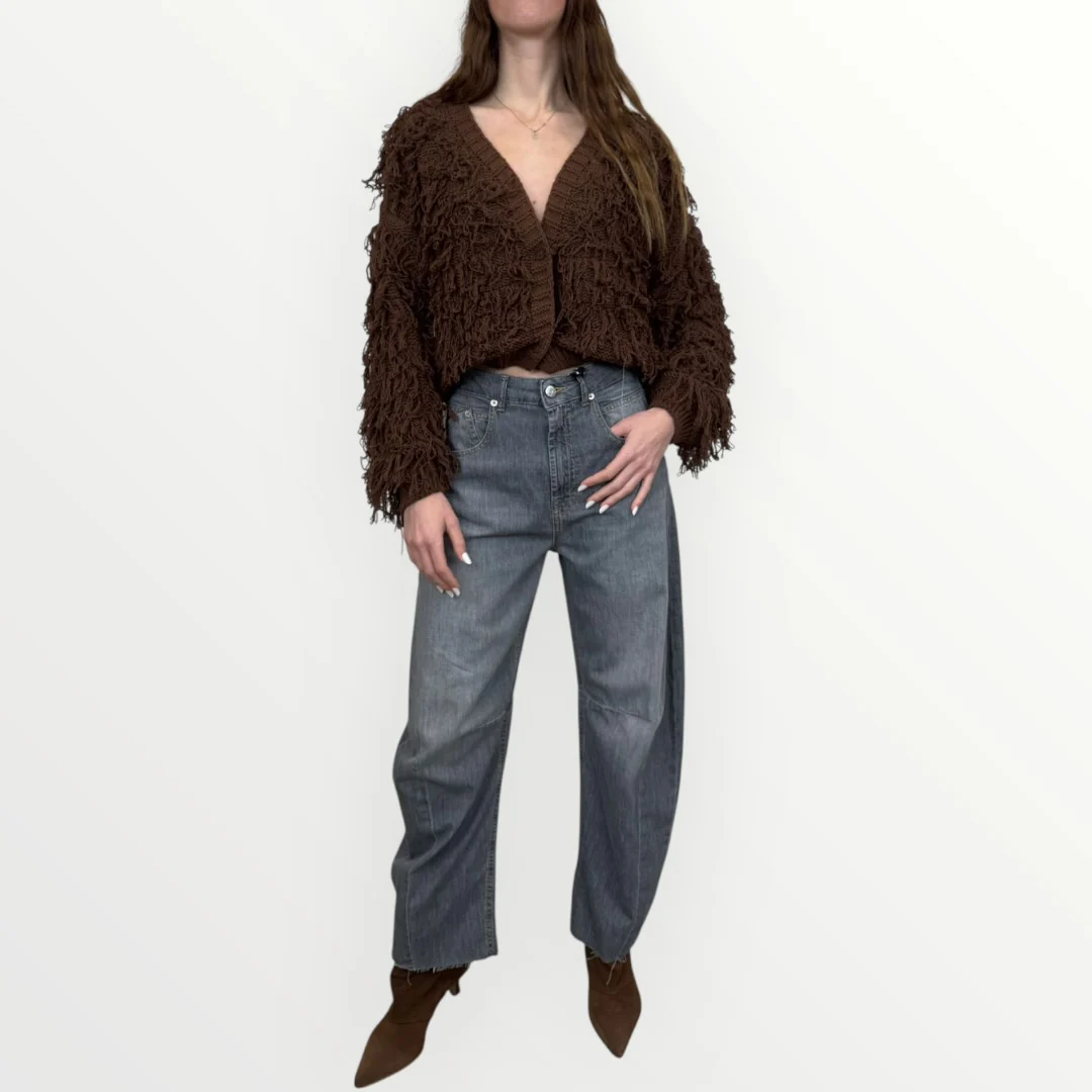 HAVEONE - CARDIGAN CON FRANGE - Image 3