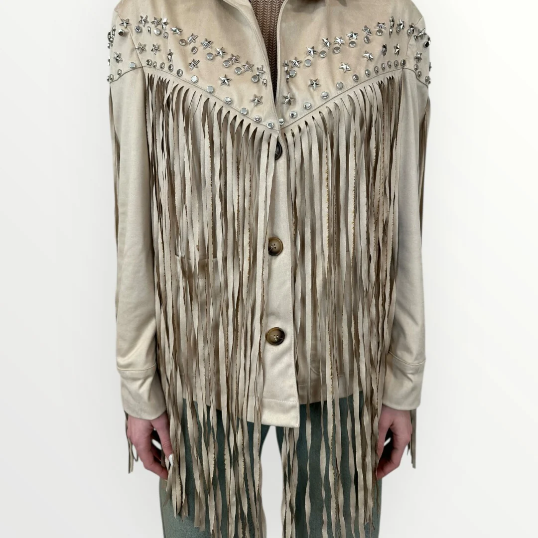 HAVEONE - GIACCA CON FRANGE - Image 3