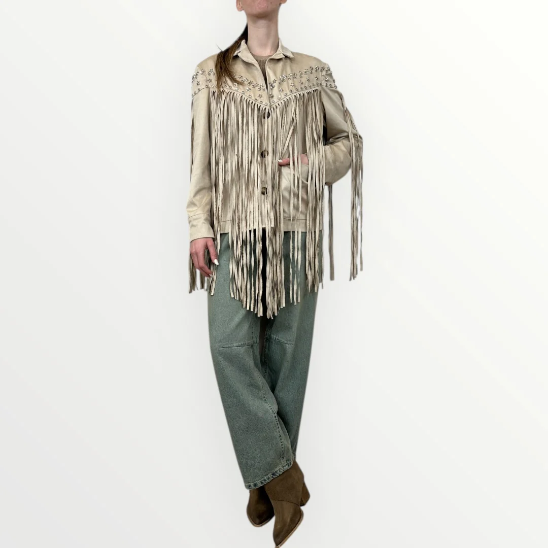 HAVEONE - GIACCA CON FRANGE - Image 4