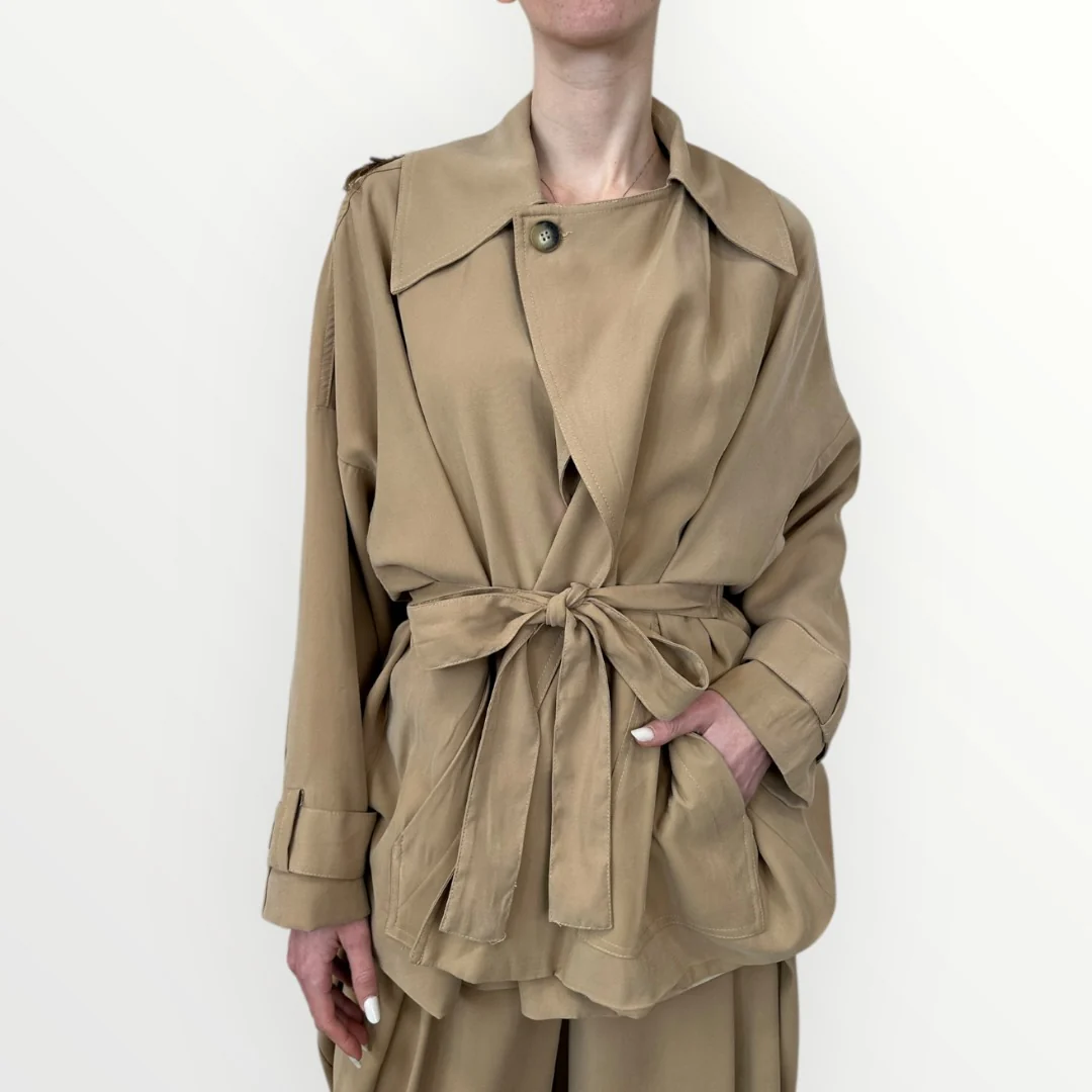 HAVEONE - GIACCA CON FUSCIACCA IN VITA