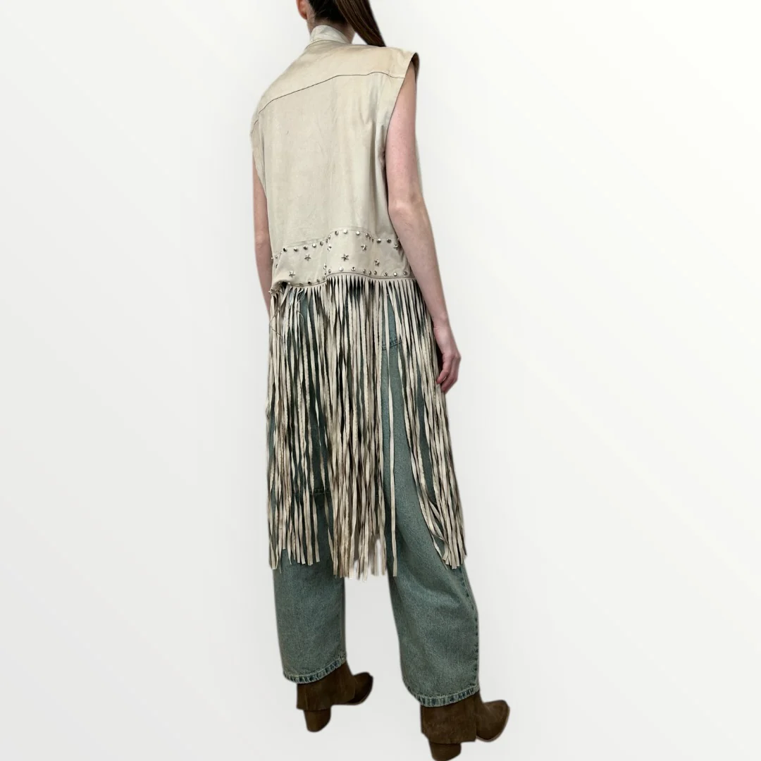 HAVEONE - GILET CON FRANGE - Image 2
