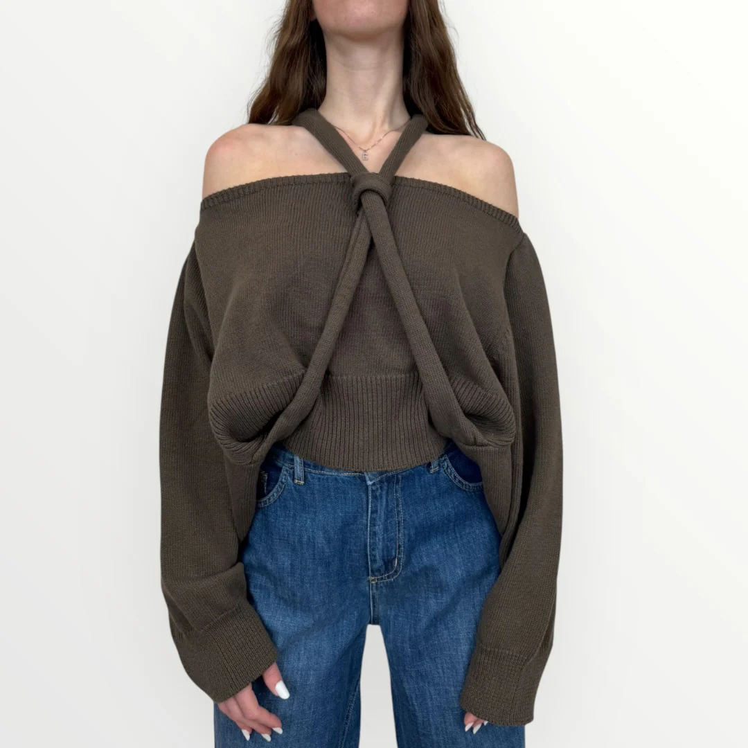 HAVEONE - MAGLIA CON SPALLE SCOPERTE