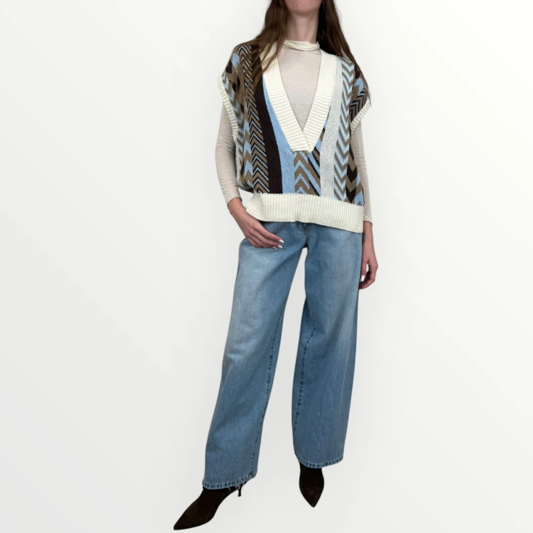 HAVEONE - MAGLIA SCOLLO A V - Image 3