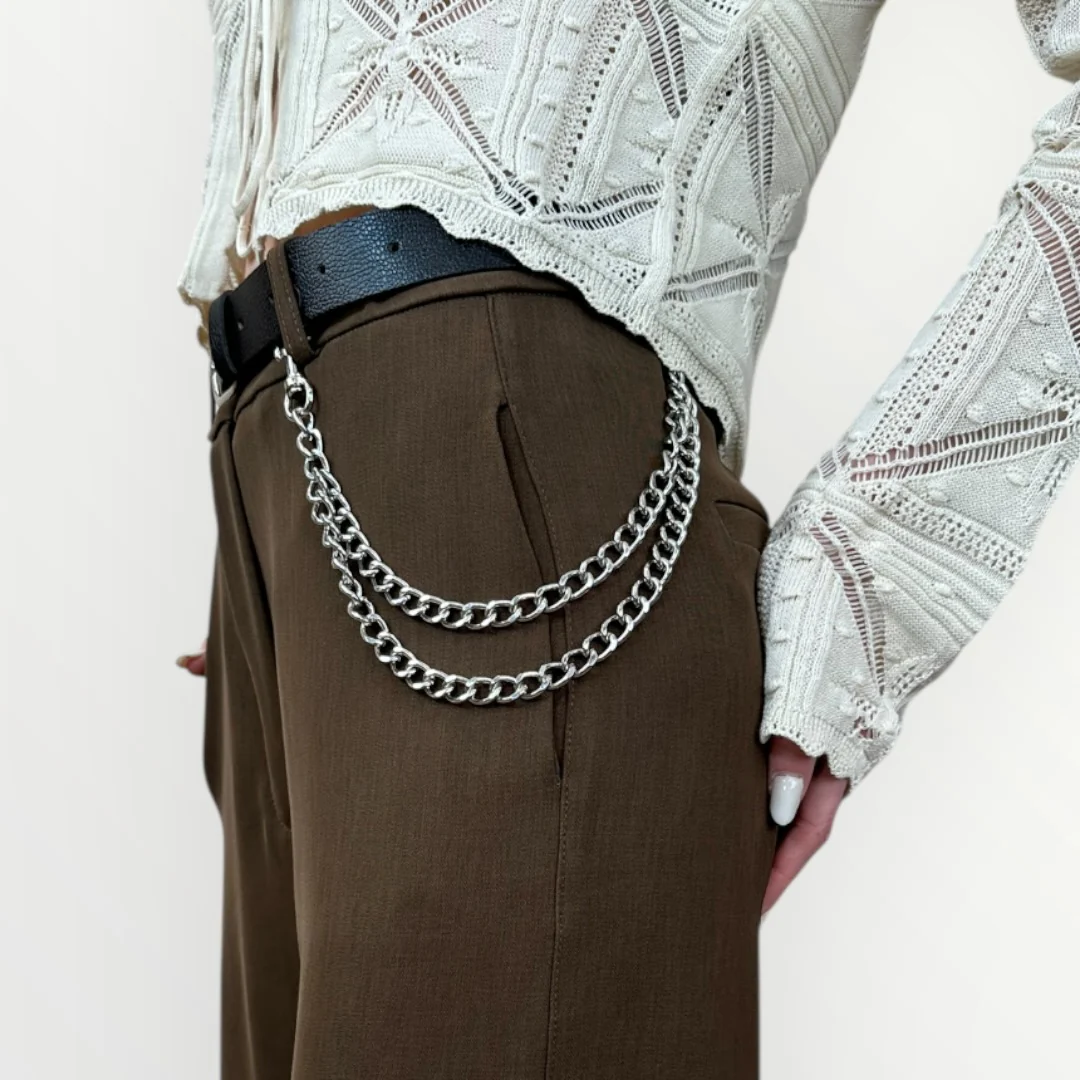 HAVEONE - PANTALONE CON CATENA - Image 3