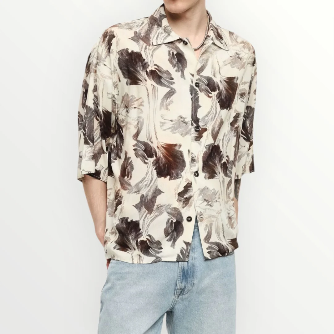 IMPERIAL - CAMICIA AMPIA IN FANTASIA