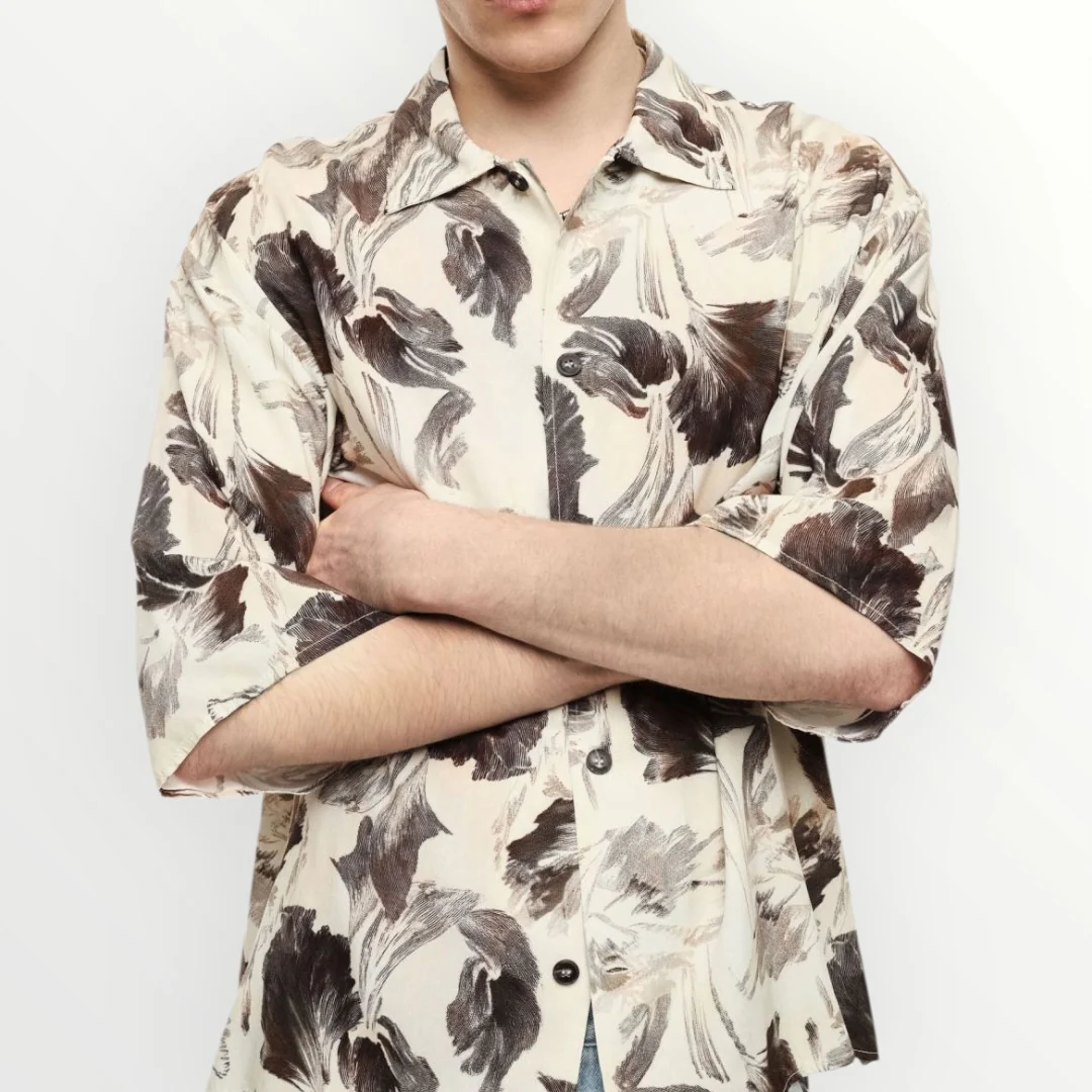 IMPERIAL - CAMICIA AMPIA IN FANTASIA - Image 3