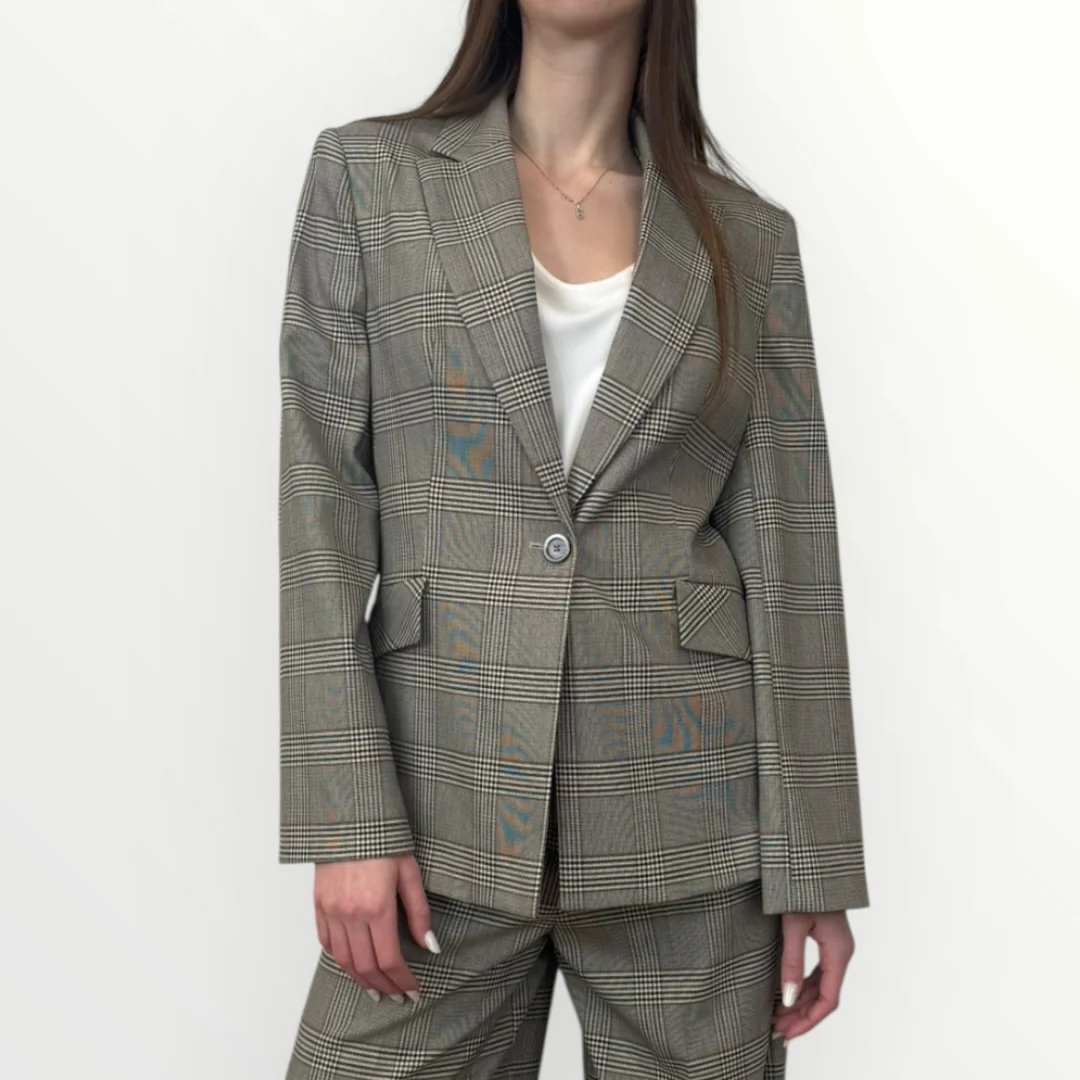 IMPERIAL - GIACCA IN CHECK MONOPETTO