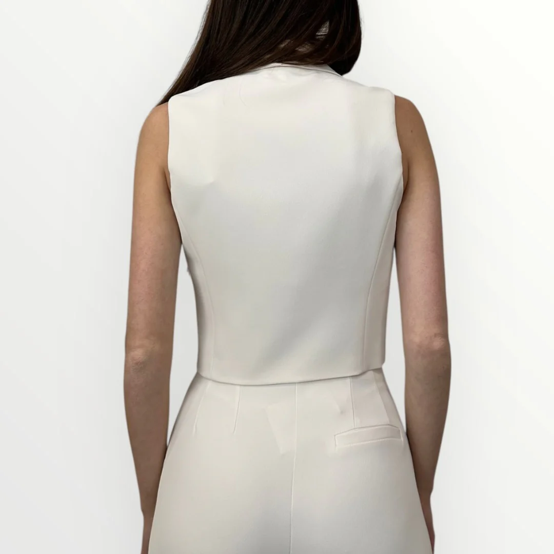IMPERIAL - GILET CON BOTTONI RIVESTITI - Image 2