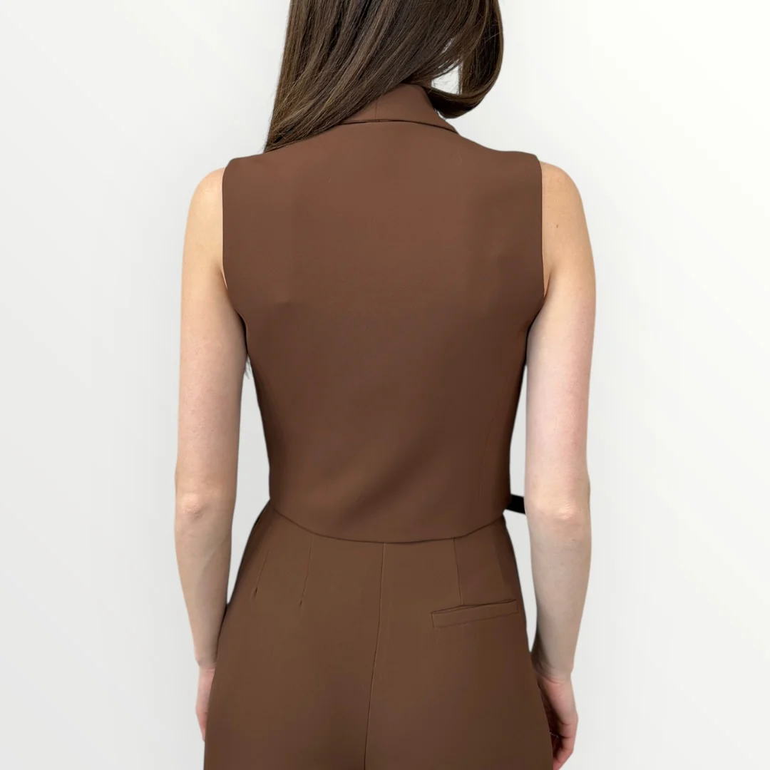 IMPERIAL - GILET CON BOTTONI RIVESTITI - Image 5