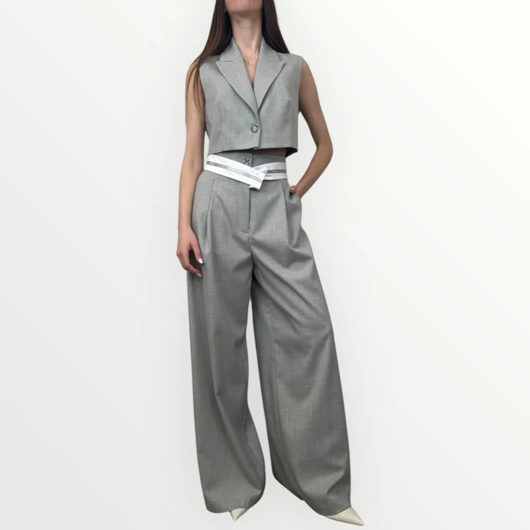 IMPERIAL - GILET CROPPED MONOPETTO - Image 6