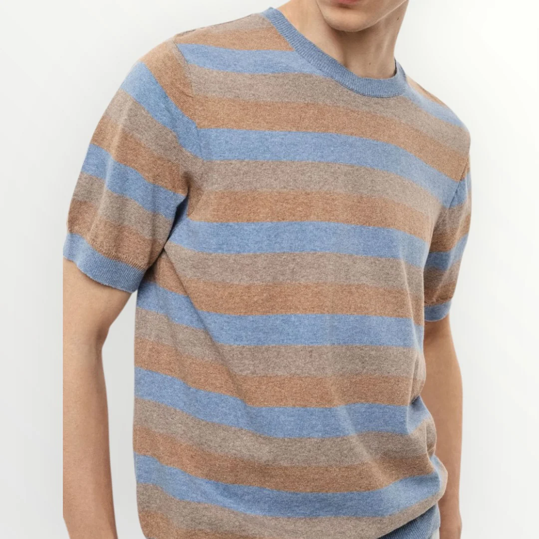 IMPERIAL - MAGLIA A RIGHE MANICA CORTA - Image 3