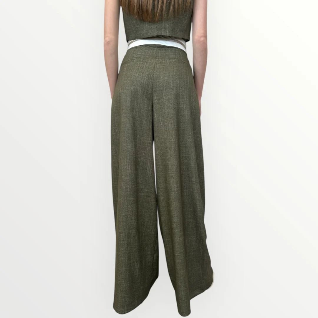 IMPERIAL - PANTALONE CON FASCIA INTRECCIATA - Image 2