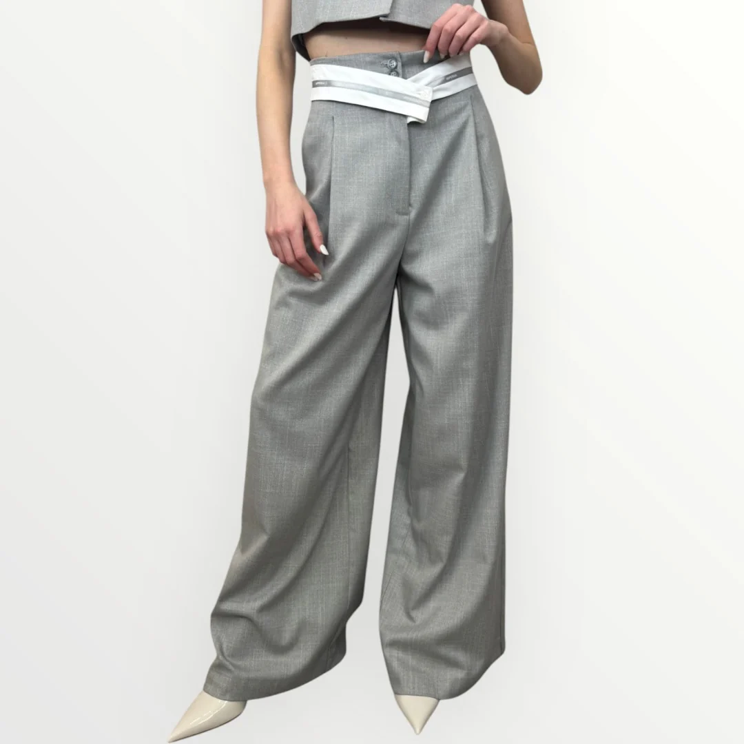 IMPERIAL - PANTALONE CON FASCIA INTRECCIATA - Image 4