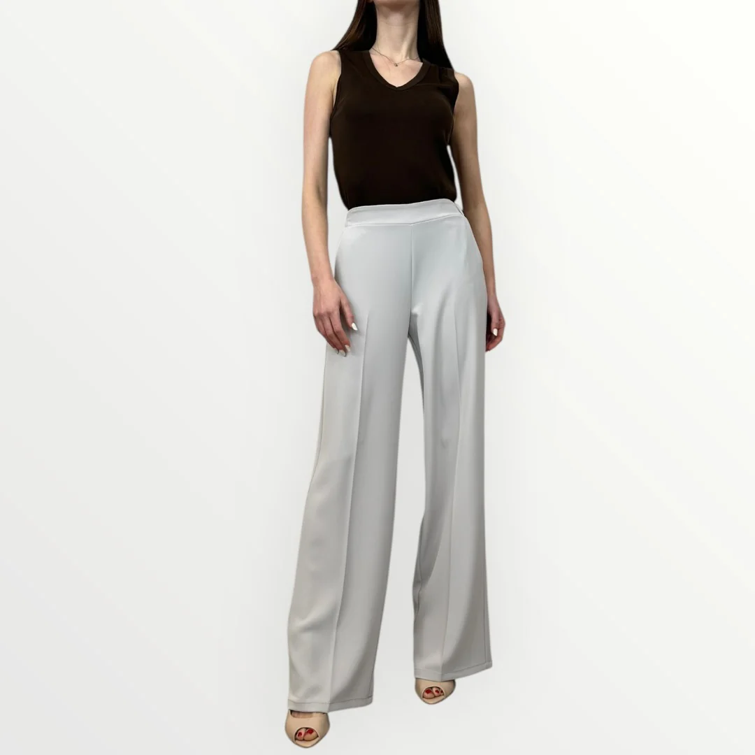IMPERIAL - PANTALONE LEGGERO A PALAZZO - Image 3