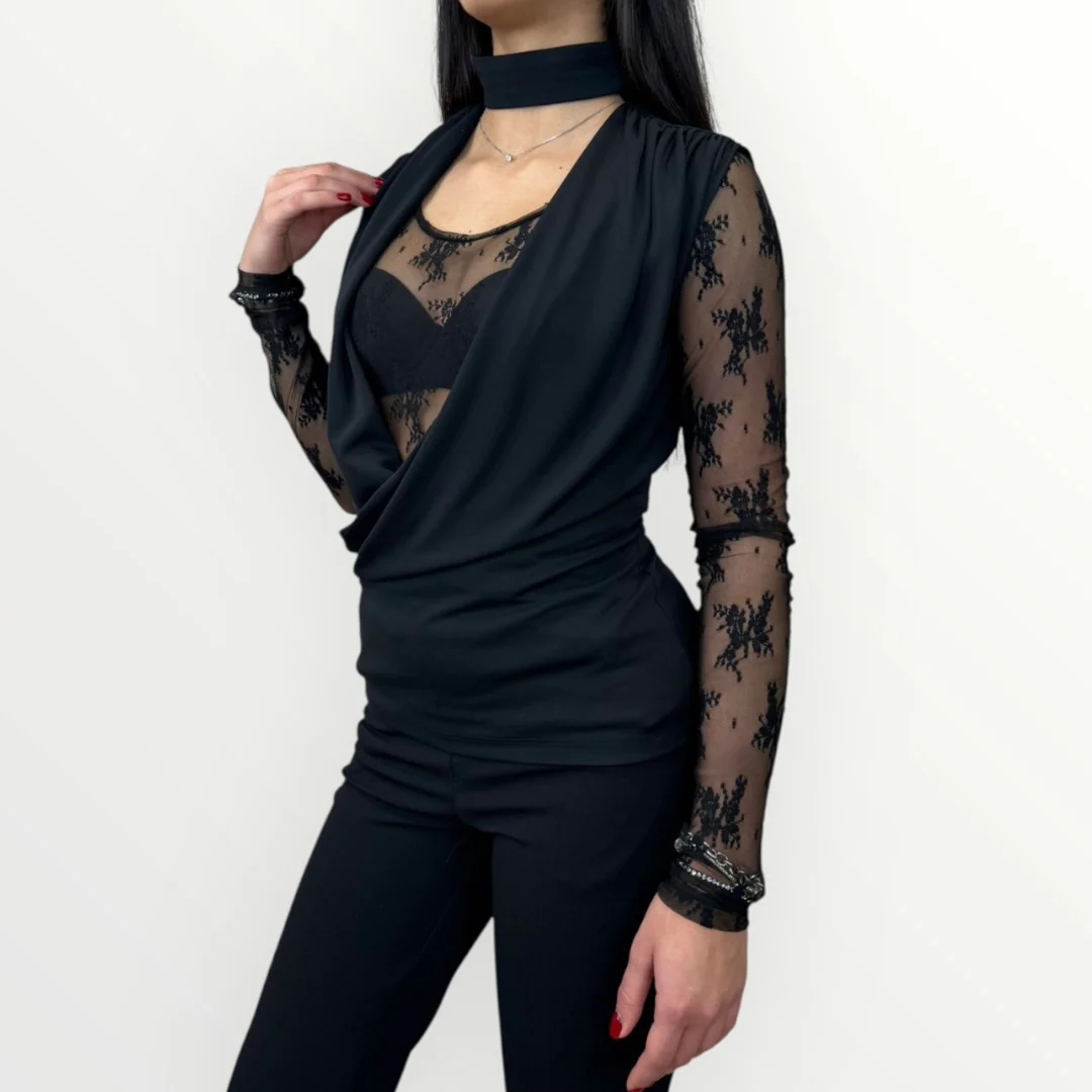 IMPERIAL - TOP CON LACCETTO SUL COLLO - Image 7